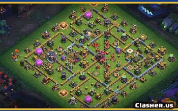 Copy CoC Town Hall 15 Base Layouts | War, Trophy, Home Village #29827