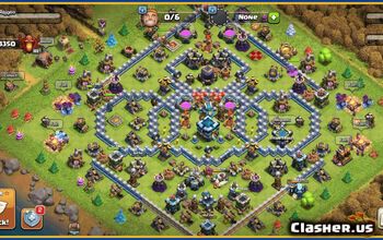CoC Town Hall 13 Base Layouts & Maps | War, Trophy & Hybrid Bases #29972