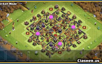 CoC Town Hall 10 Base Layouts & Maps | Home, War & Trophy Bases #30084