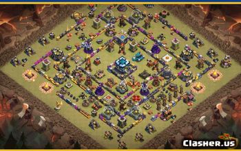 [Town Hall 9] TH9 War/Trophy base #727 [With Link] [3-2021] - War Base ...