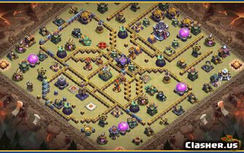 CoC Town Hall 15 Base Layouts & Maps | Home, Trophy, War Bases #30231