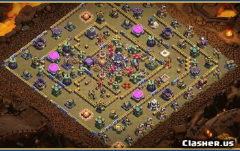 Clash of Clans Base Copy & Layouts | Town Hall 15, War, Trophy #30248