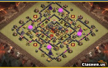 CoC Town Hall 10 Base Layouts & Maps | Trophy & Farming Bases #30416