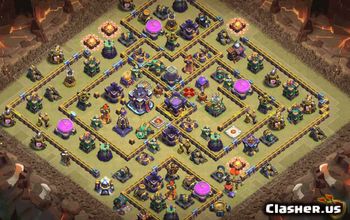 CoC Town Hall 15 Base Layouts & Map - War, Trophy, Home Village #30597