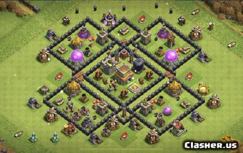 Reception Opinion ammunition Town Hall 8 - CoC War Base Links - Clash of Clans | Clasher.us