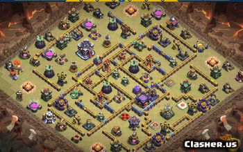 CoC Town Hall 15 Base Layouts & Map Links | Trophy & War Bases #30899