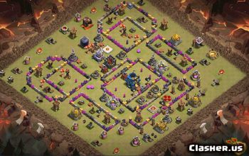 CoC Town Hall 12 Base Layouts & War Maps | Home Village, Trophy & More #30908