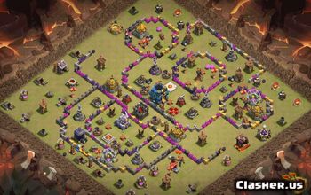 CoC Town Hall 12 Base Layouts & Maps | War, Trophy & Hybrid Designs #30910