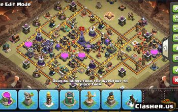 CoC Town Hall 15 Base Layouts & Links | Trophy & War Maps #30919