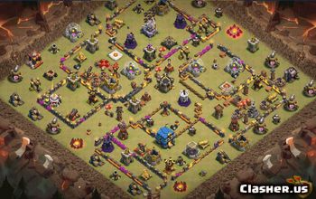 CoC Town Hall 12 Base Layouts & Links | War, Trophy, Home Village #30969