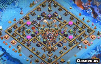 CoC Town Hall 15 Base Layouts & Maps | Trophy, War, Home Village #31091