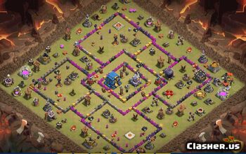 CoC Town Hall 12 Base Layouts & Maps | Trophy, War & Home Village #31172