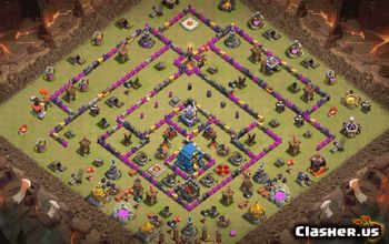 CoC Town Hall 12 Base Layouts & Links | War, Trophy, Home Village #31327