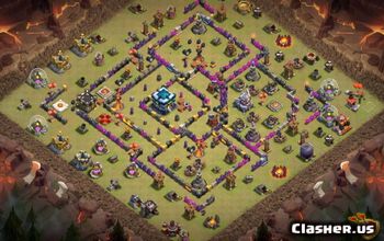CoC Town Hall 13 Base Layouts | War, Trophy & Home Village Maps #31888