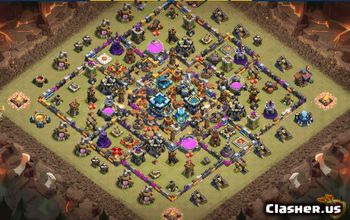 CoC Town Hall 13 Base Layouts | War, Trophy & Home Village Maps #32093