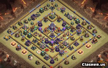 CoC Town Hall 15 Base Layouts & Maps | War, Trophy, Home Village #32343