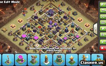 CoC Town Hall 15 Base Layouts & Map Links | Trophy & War Bases #32428