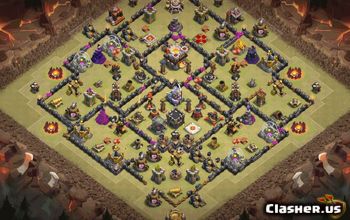 CoC Town Hall 11 Base Layouts & Map Links | Trophy & War Bases #32520