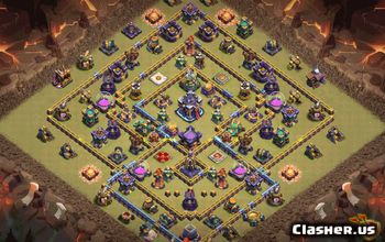 CoC Town Hall 15 Base Layouts & Map Links | Home Village, War, Trophy #32584