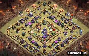 CoC Town Hall 15 Base Layouts & Map | War, Farming, Trophy #32588