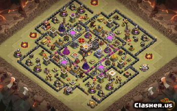 CoC Town Hall 11 Base Layouts & Maps | War, Trophy & Farming Bases #32622