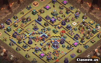 CoC Town Hall 15 Base Layouts & Maps | War, Trophy, Home Village #32637