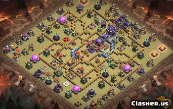 CoC Town Hall 15 Base Layouts & Map Links | Home Village, War & Trophy Bases #32787