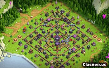 CoC Town Hall 15 Base Layouts & Maps | Trophy & War Defense #33041