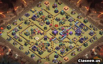 CoC Town Hall 15 Base Layouts & Map Links | Trophy & War Defense #33192