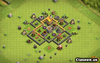 town hall 15, trophy/war base layout #33670