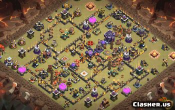 CoC Town Hall 15 Base Layouts & Maps | Home, Trophy, War #33715