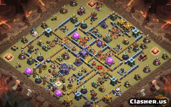 [Town Hall 5] TH5 War/Trophy base #101 [With Link] [5-2021] - War Base ...