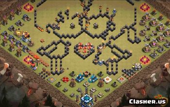 town hall 13, funny/progress base layout #35807