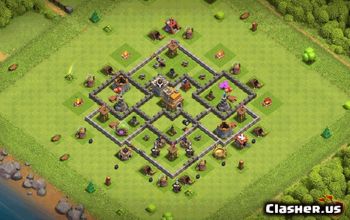 Town Hall 7 - CoC Base Maps Links - Clash of Clans 