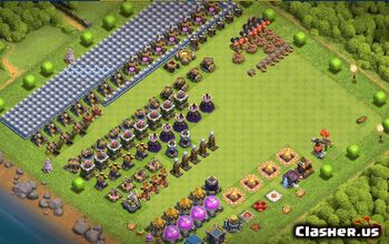 town hall 12, progress base layout #37063