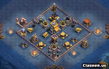 builder hall 10, builder/trophy/farming base layout #37591