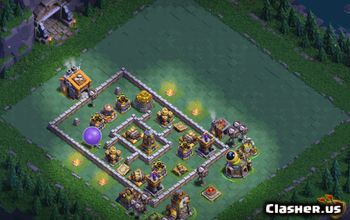builder hall 9, builder/trophy/farming base layout #37624