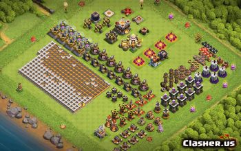 town hall 11, progress base layout #37969