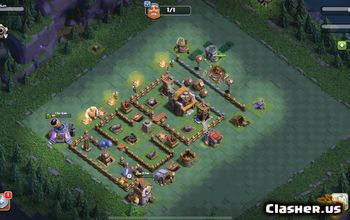builder hall 5, builder/trophy/farming base layout #38100