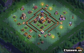 builder hall 5, builder/trophy/farming base layout #38179