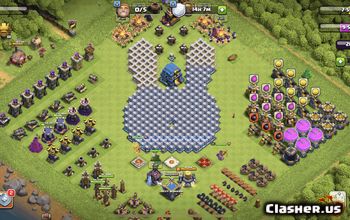town hall 12, funny/progress base layout #38623
