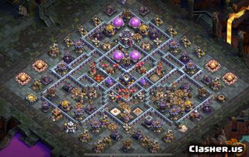 town hall 15, trophy/war base layout #38978