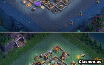builder hall 9, builder/trophy/farming base layout #39273