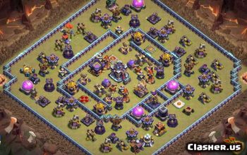 town hall 15, trophy/war base layout #39522