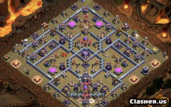 town hall 15, trophy/war base layout #39873