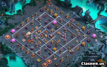 town hall 15, trophy/war base layout #40209