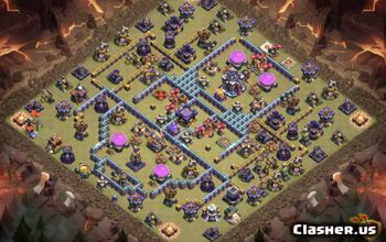 Town Hall 15 - Coc Base Maps Links - Clash Of Clans 