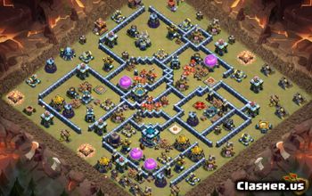 Town Hall 13 - CoC Base Maps Links - Clash of Clans | Clasher.us