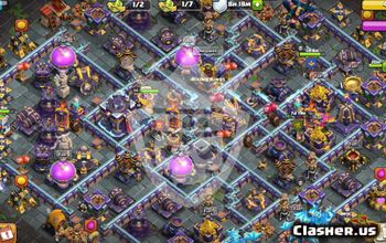 town hall 15, trophy/war base layout #49767